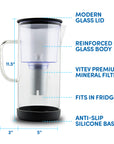 Vitev Glass Pitcher